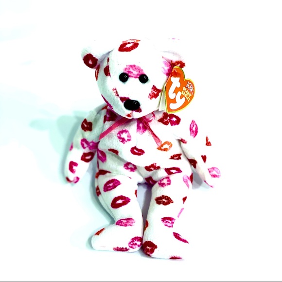 Valentines Ty BEANIE BABIES “KISSY” (2003) - Picture 4 of 9